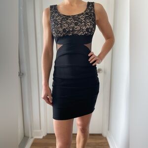Ruby Rox party dress with sheer and lace detail size medium